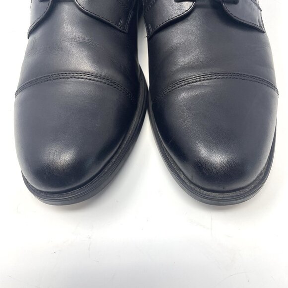 Florsheim Mens Midtown 12138-001 Black Cap Toe Oxford Dress Shoes 10 D - Picture 4 of 12